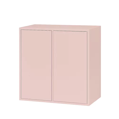 Boxie 2 ajtós fali szekrény 80x80x37 cm pink