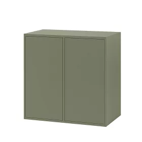 Boxie 2 ajtós fali szekrény 80x80x37 cm zöld