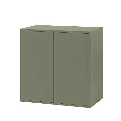 Boxie 2 ajtós fali szekrény 80x80x37 cm zöld