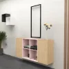 Boxie nyitott fali szekrény 80x80x37 cm pink