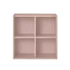 Boxie nyitott fali szekrény 80x80x37 cm pink