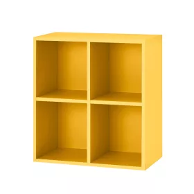 Boxie nyitott fali szekrény 80x80x37 cm sárga
