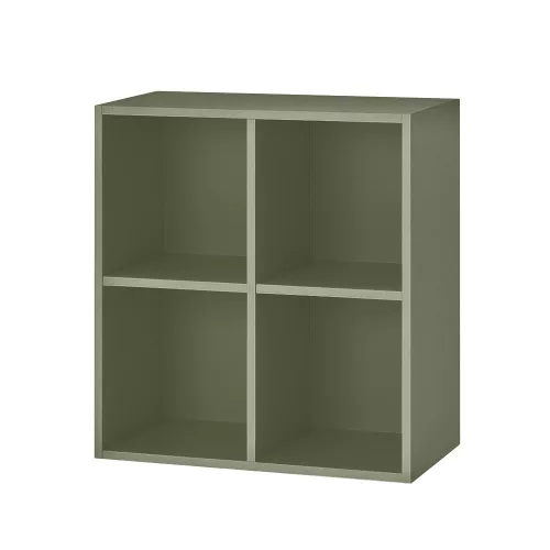 Boxie nyitott fali szekrény 80x80x37 cm zöld