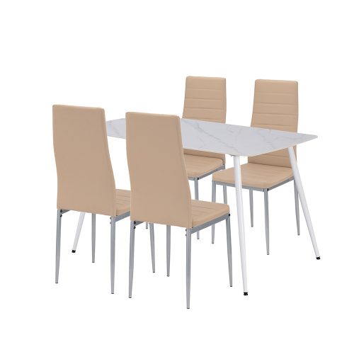 Renton 4+1 étkező garnitúra bézs-szürke