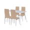 Renton 4+1 étkező garnitúra bézs-szürke