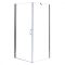 MONICA90 Monica szögletes nyílóajtós zuhanykabin, 90x90x190 cm
