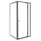 Flexi 80x80 cm sarokba szerelhető szögletes zuhanykabin zuhanytálca nélkül