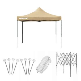 Összecsukható kerti pavilon 3x3 m bézs