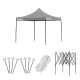 Összecsukható kerti pavilon 3x3 m szürke