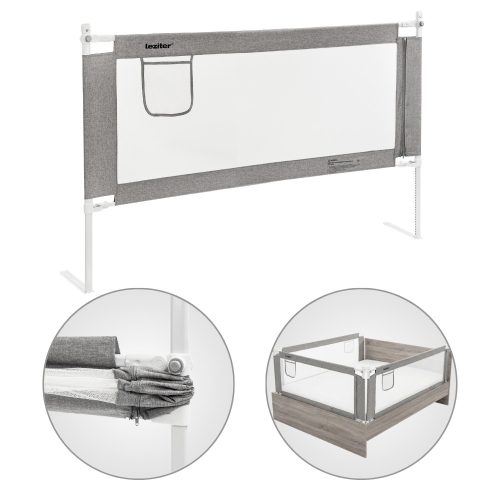 Leesésgátló védőkorlát ágyhoz 150 cm