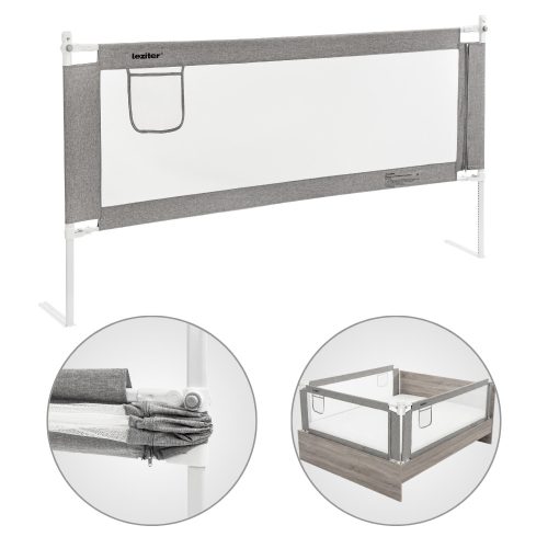 Leesésgátló védőkorlát ágyhoz 180 cm