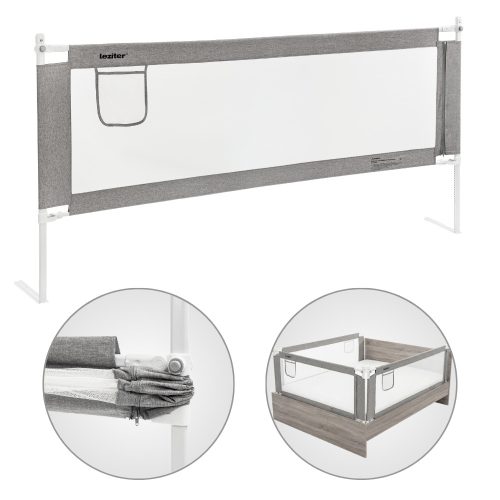 Leesésgátló védőkorlát ágyhoz 200 cm