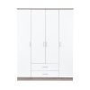 Miami gardróbszekrény 160x205 cm fehér-yorki tölgy