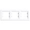 Nova hármas keret vízszintes fehér