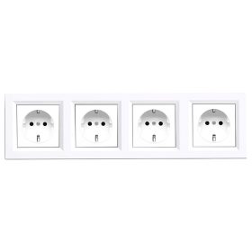 Nova IV négy dugalj fehér kerettel