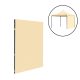 Kerti pavilon oldalfal ponyva 3x3 m beige