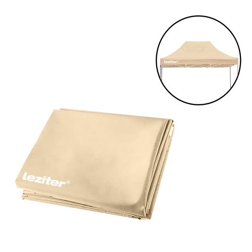 Kerti pavilon tetőponyva 3x4 m bézs