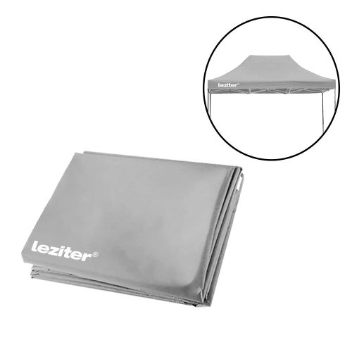 Kerti pavilon tetőponyva 3x4,5 m szürke