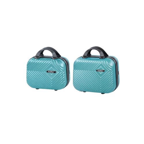 TraveLux Pro II bőrönd szett lagúnakék