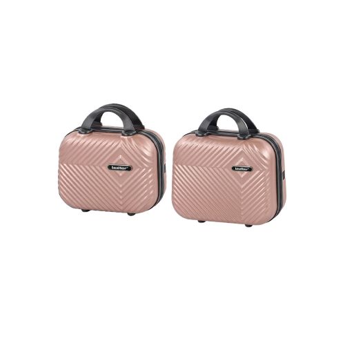 TraveLux Pro II bőrönd szett rosegold