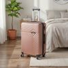 TraveLux Pro VIII gurulós bőrönd szett rosegold