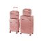 TraveLux Urban XXIII gurulós bőrönd szett lazacrózsaszín
