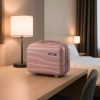 TraveLux Voyager IV gurulós bőrönd szett mályvarózsaszín