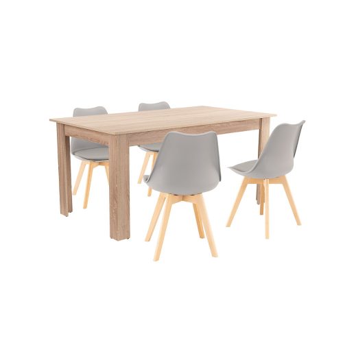 Lola 41 étkező garnitúra szürke-sonoma tölgy