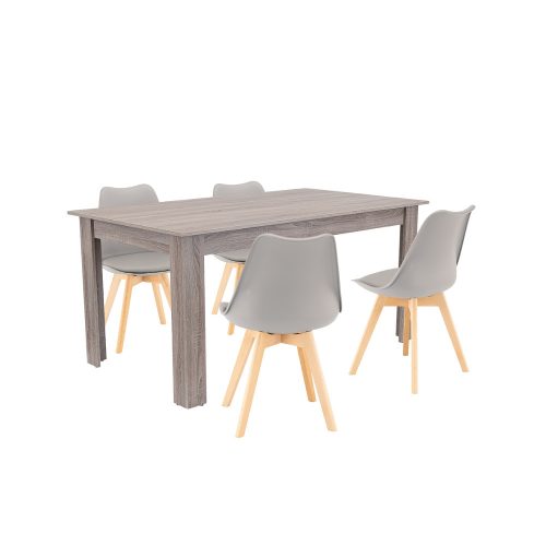 Lola 41 étkező garnitúra szürke-yorki tölgy