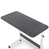 Állítható magasságú laptopasztal 80x40 cm fekete