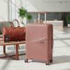 TraveLux Endure közepes bőrönd keményfedeles 68x45x25 cm barackrózsaszín