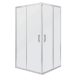 Malibu SQ 100x100 szögletes zuhanykabin zuhanytálca nélkül
