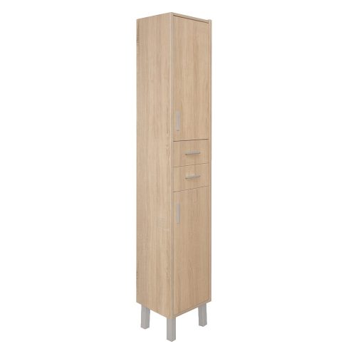 Nerva 35 magas szekrény 2 ajtóval, 2 fiókkal, sonoma tölgy