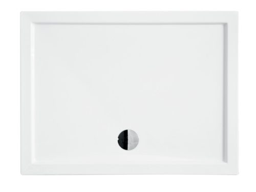 OSKAR120 aszimmetrikus akril zuhanytálca 120x80x5,5 cm