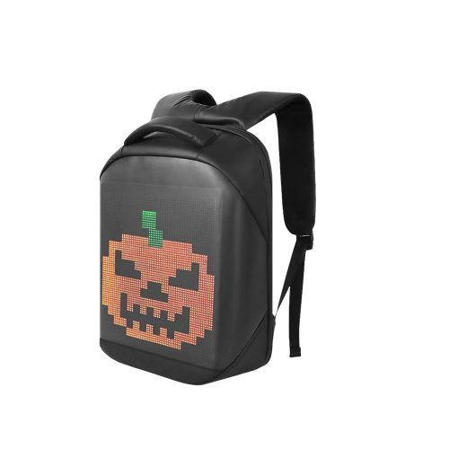 Pixa ledes okos hátizsák fekete