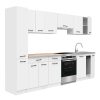 Praktik 270 konyhabútor fehér korpusz, fehér front