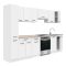 Praktik 270 konyhabútor fehér korpusz, fehér front