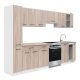 Praktik 270 konyhabútor fehér korpusz, sonoma tölgy front