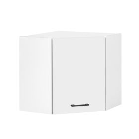 Praktik 60 felső sarok szekrény 1 ajtós, fehér-fehér