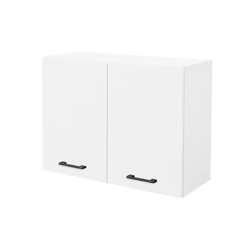 Praktik 80 felső szekrény 2 ajtós, fehér-fehér