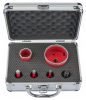 5 db-os fúrókészlet 6-68 mm gyémántfűrész adapter HEX M14 RTZOD0045