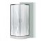 Spirit BAMBOO 80x80x194 cm íves zuhanykabin, erősített akril zuhanytálcával