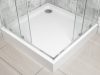 Solid SQ 100 króm szögletes zuhanykabin zuhanytálcával