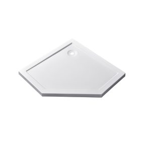   Modena Slim ötszögletű alacsony akril zuhanytálca 90x90 cm