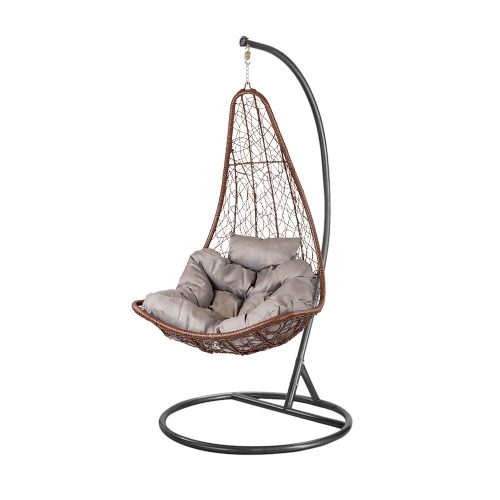 Natal kerti függőfotel barna-fekete