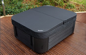 Thermotető 4-5-6 személyes jakuzzihoz fekete tex