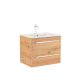 Vario Clam 60 alsó szekrény mosdóval tölgy-tölgy