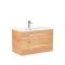Vario Clam 80 alsó szekrény mosdóval tölgy-tölgy
