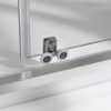 Apollo szögletes tolóajtós zuhanykabin Easy clean bevonattal zuhanytálca nélkül