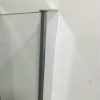 Apollo szögletes tolóajtós zuhanykabin Easy clean bevonattal zuhanytálca nélkül